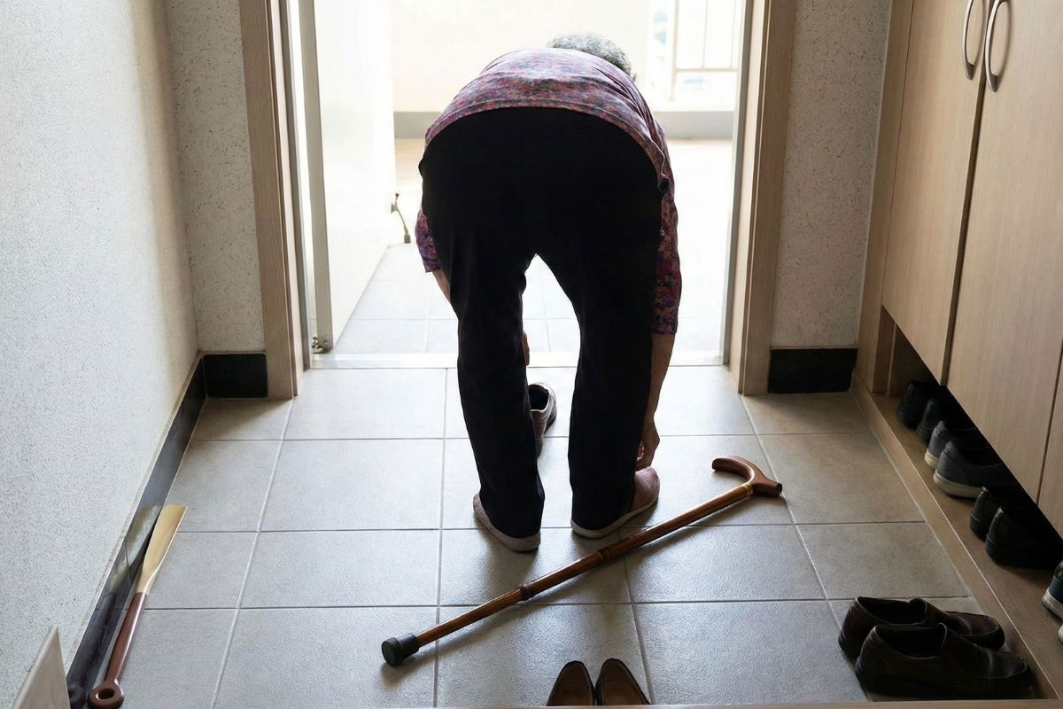 쓰러지는 지팡이