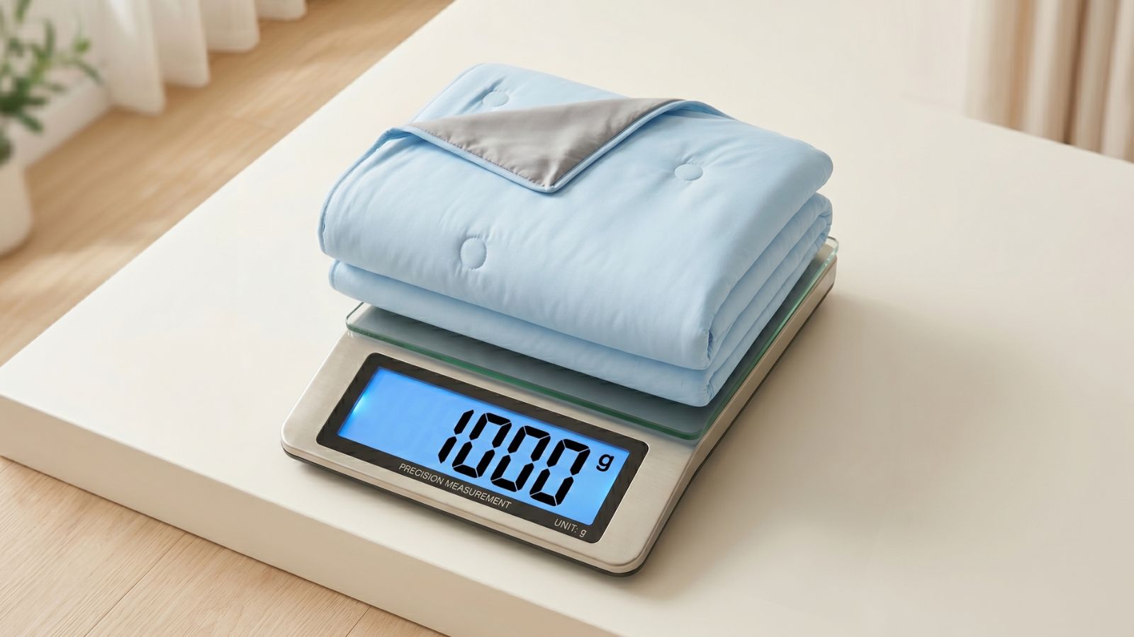 1000g 안정적인 무게감 증명